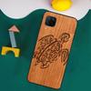 Hirsch Löwe Elefant Holz Tier Für Huawei Nova Y61 Y91 Y73 Y72 Y70 Y60 Y90 12s 12i 11i 8i 9 10 SE P30 P40 Lite P60 Pro Hülle