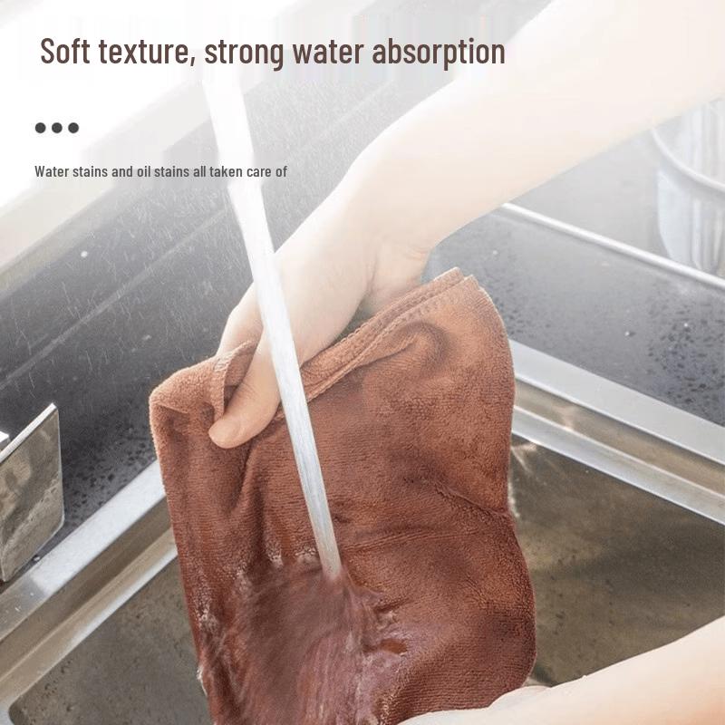 Yufusheng Absorbent Microfiber Cleaning Towels, 50-Pack