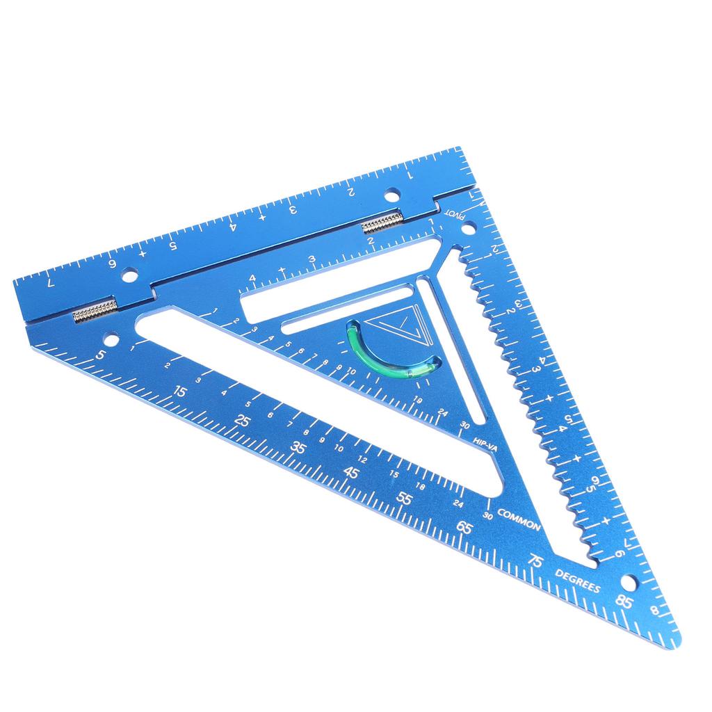 Rafter Square Tool Professional Innovative Triangular Ruler Protractor Accurate Carpenter Layout Mea