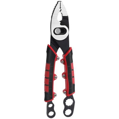 Chrome Vanadium Steel Fish Nose Pliers Non-Slip Multifunctional Electrician Crimpe Pliers 8-14mm Wire Stripping Tool Electrician