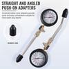 0-300 PSI with M10 M12 M14 M18 Adapter Automotive Cylinder Tester Kit Gasoline Engine Compression Meter Pressure Gauge