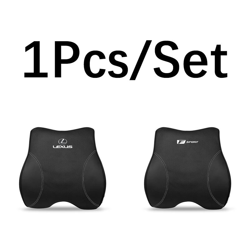 Hochwertiges Leder Auto Kopfstütze Lendenkissen Innenzubehör Für Lexus F SPORT ES UX 300e GS GX IS LS LX LBX NX RX 350h 450h