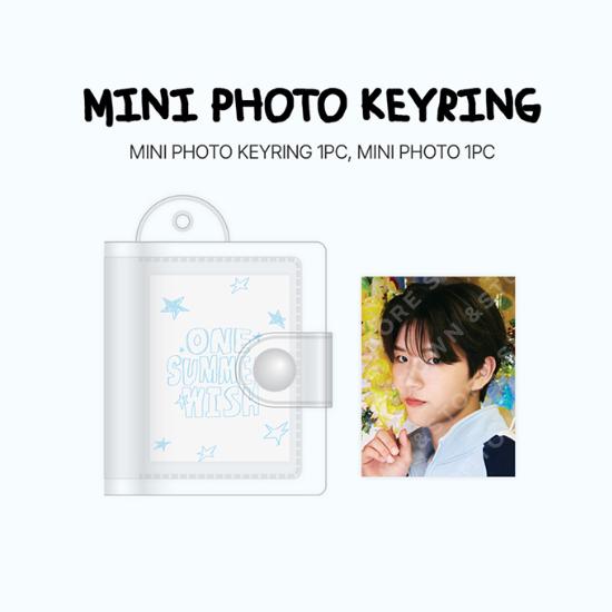 Pre-order NCT WISH The 1st Photo Exhibition ONE SUMMER WISH Mini Photo Key Ring