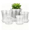 For Home Gardening Drainage Pots Clear Nursery Pots Indoor Planting 3.5 Inch Clear Plastic Nursery Pot Plastic