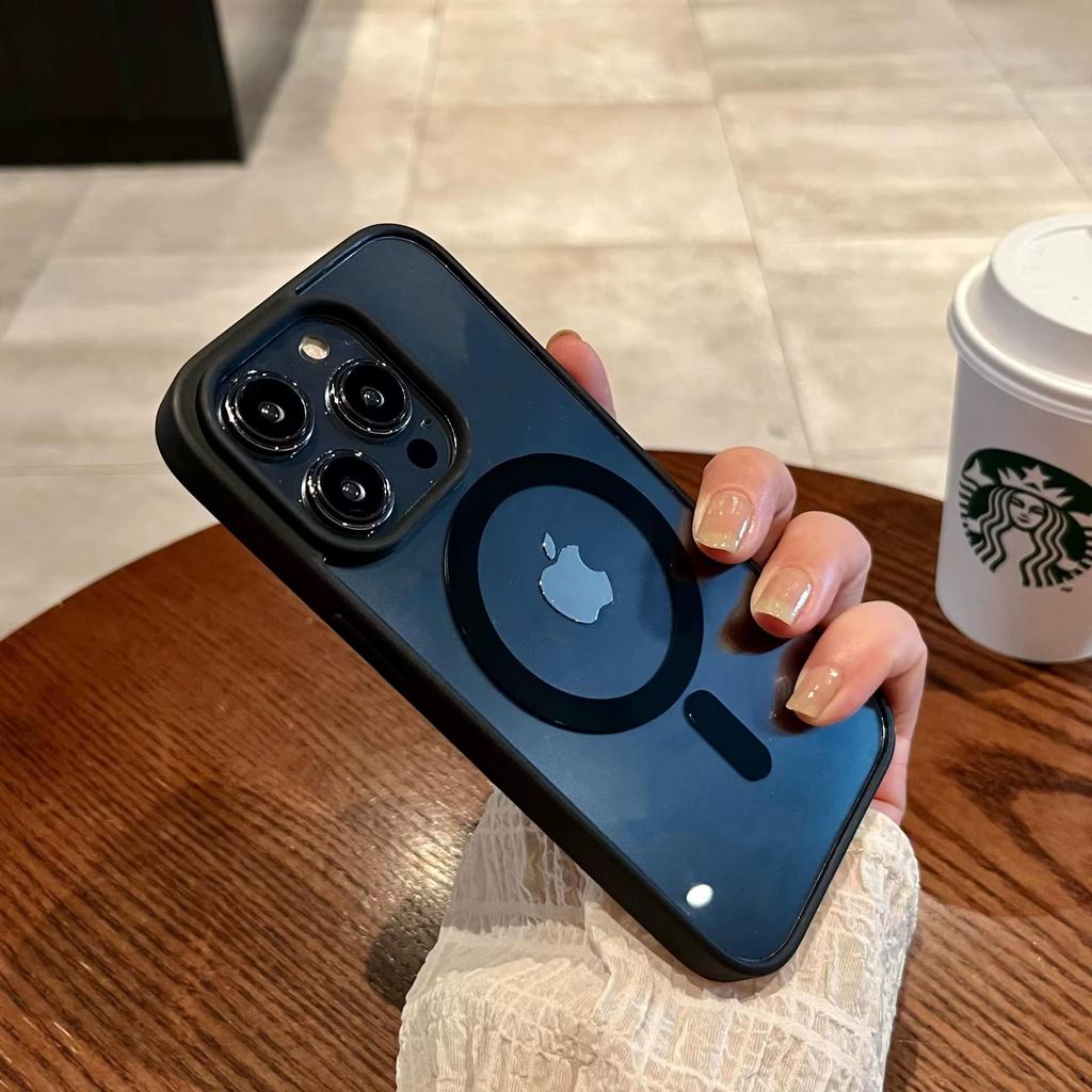 Luxury Shockproof Magsafe Wireless Charge Case for iPhone 16 15 14 Plus 13 12 Mini 11 Pro XR XS Max Clear Magnetic Bumper Cover