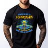 Elektriker Für Elektroingenieur Elektrizität Anime T-Shirts Neujahr 2025 Herren Oberteile T-Shirts Bedruckt Auf