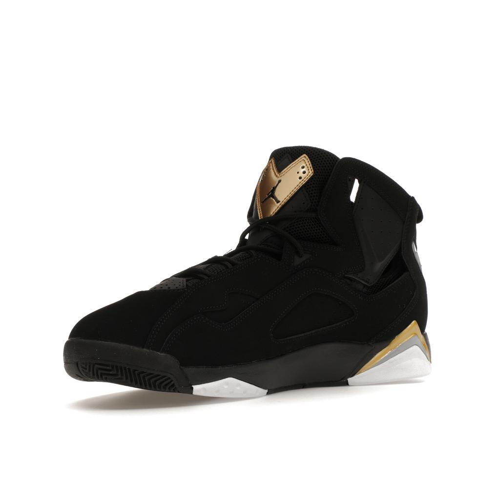 jordan true flight black metallic gold wolf grey