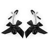 Bell With Bow Pendant Anal Plug Gemstone Buttplug With Flirting Nipple Clamps Fetish Role Play Sex Toys Exotic Accessories