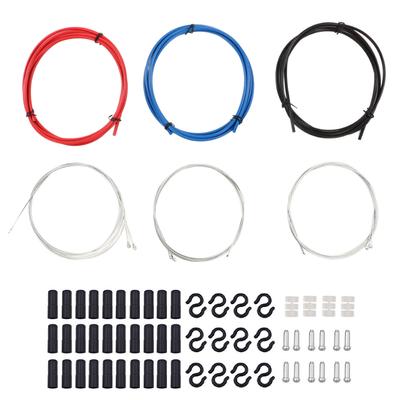 XCANSUN Fahrradbremszug Bremsleitung 3 Farben Hochkohlenstoffstahl Nylon Fahrradbremszuggehäuse