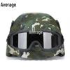 Tactical Helmet Goggles with 3 Interchangeable Lenses