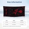Roses Shadows Theme Quick Dry Beach Towel Custom Name Text Print Large Sand Resistant Towel Beach Vacation