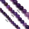 6/8/10mm Natural Stone Purple Dragon Agate Beads Round Loose Spacer Beads For Jewelry Making DIY Bracelet Necklace Accessories