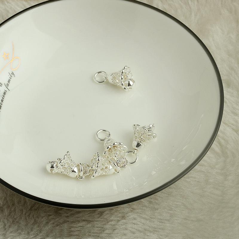 14K Gold Filled Zircon Crown Tassel Pendant Charm for DIY Jewelry.