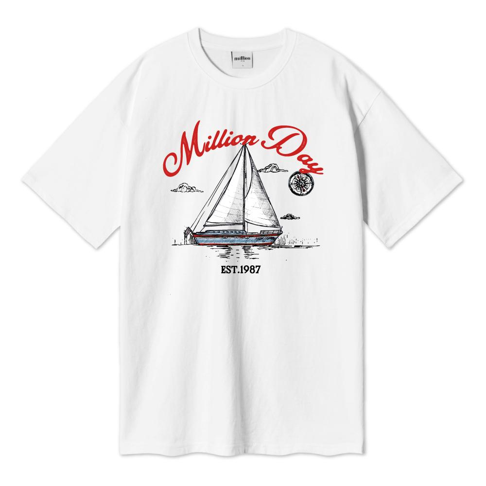 Million Day Million Sail Over T-Shirt (A Type) White/S