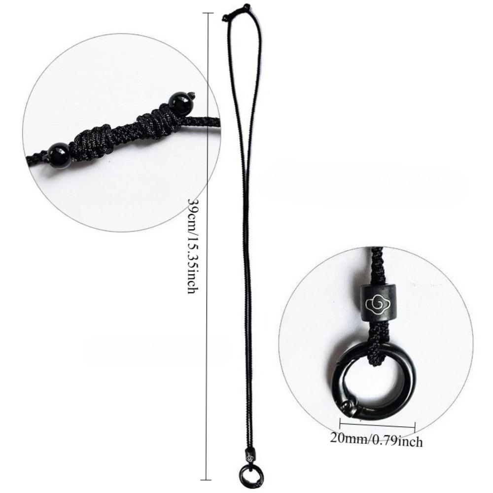 1pc Unisex Adjustable Eyeglass Strap - Durable Metal Ring Cord Holder, Portable Fashion Accessory for Travel/Sports/Outdoor