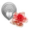 6-Piece Stainless Steel Fondant Flower and Petal Cookie Mold Set