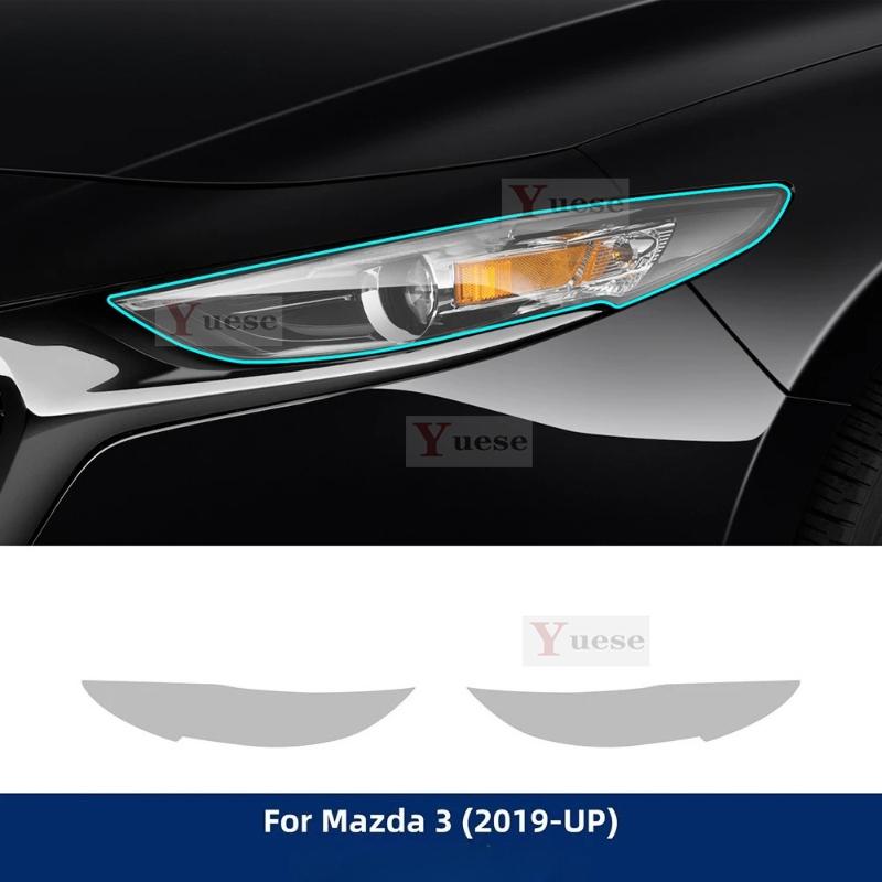 For Mazda 3 -up Car Protection Film Headlight Mirror Film TPU Clear Anti Scratch Sticker