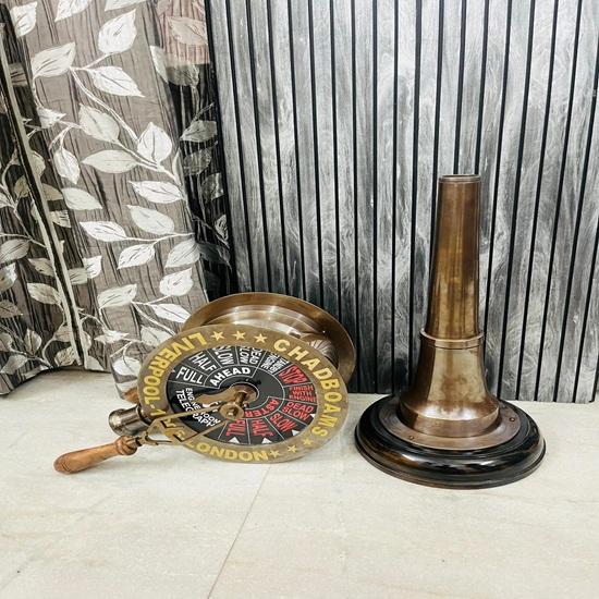 Brass Engine Room Telegraph Nautical Maritime 88.9 Cm Gift Item Wedding Anniversary Birthday Home Office Decor