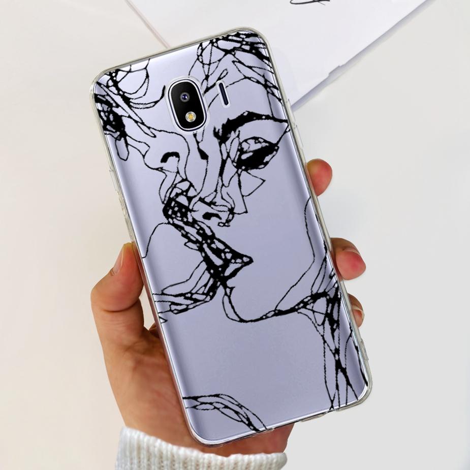 For Samsung Galaxy J4 2018 Case SM-J400F Luxury Clear Silicone Soft TPU Phone Case For Samsung J4 Plus J4+ J415F Back Cover Capa