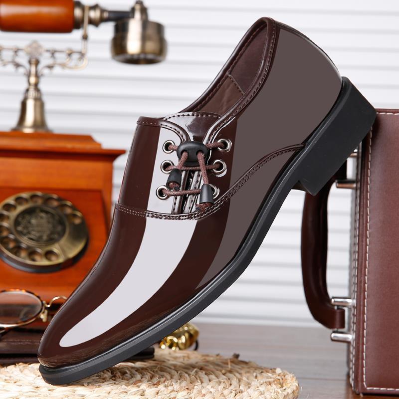 

Special clearance spring new men s wear-resistant casual leather shoes comfortable and versatile business dress men s shoes trendy men s shoes 44