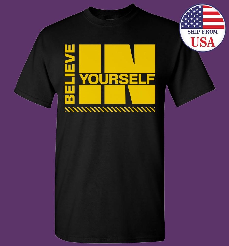 Believe In Yourself Graphic Print T-shirt