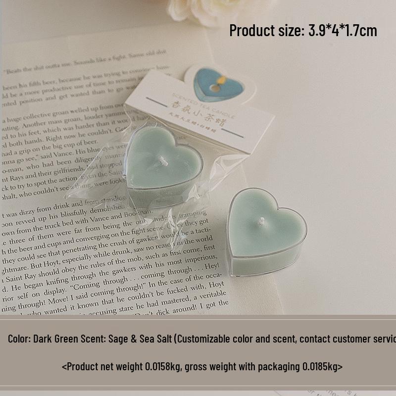 Ароматические чайные свечи в форме сердца: Подарок с ароматом ко Дню святого Валентина