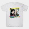 Vintage Roxette Zespół Muzyczny Ciężka Bawełna Biały Wszystkie Rozmiary Unisex Koszulka Unisex