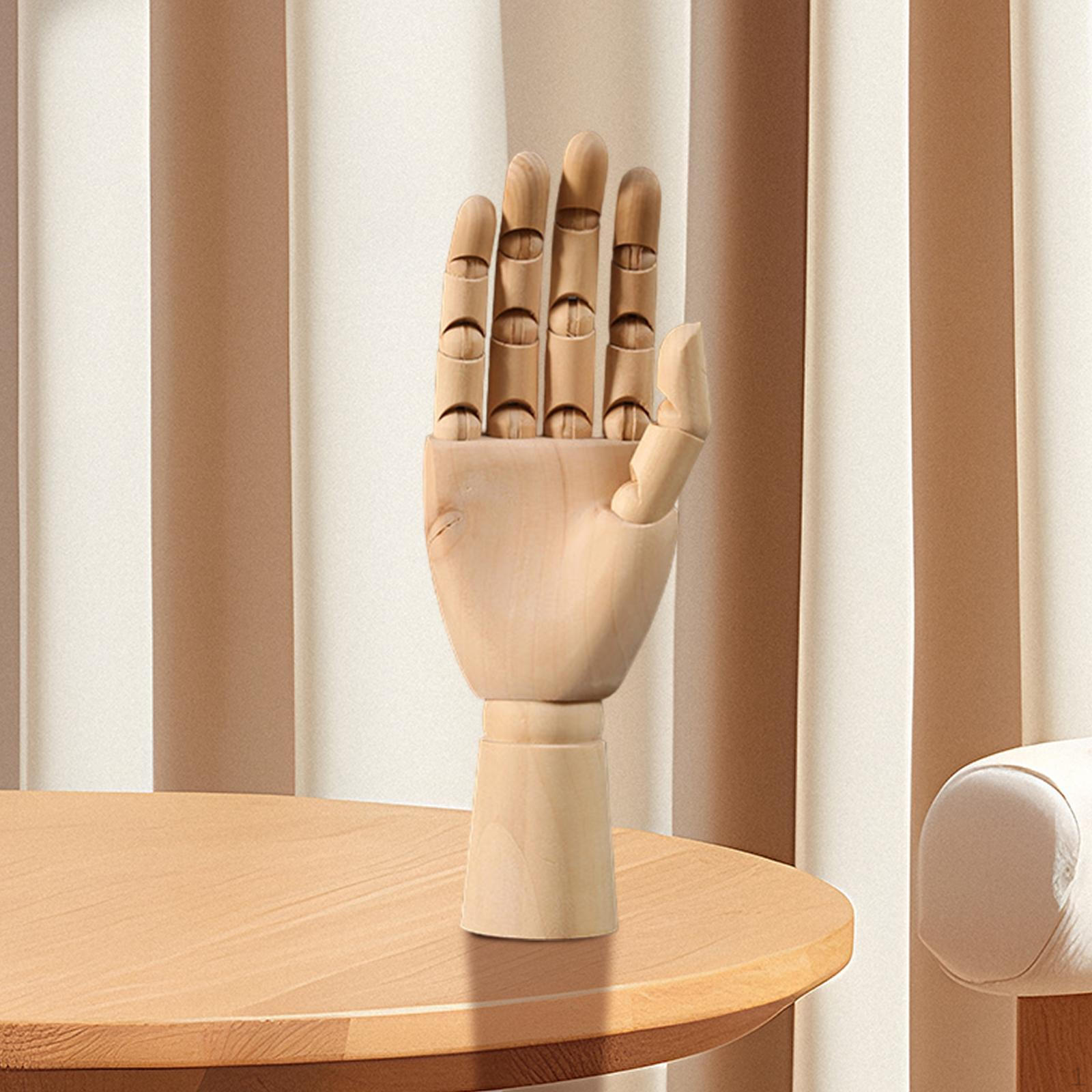 

Художник Манекен Рука Подвижный Сустав Деревянная Модель Правая Стол Украшение Орнамент Универсальный Medium