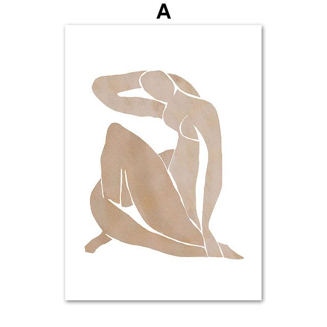 

Boho минималистичный геометрический цветной блок, настенные художественные постеры, принты, скандинавская картина на холсте, абстрактные картины, декор для гостиной 21cm×30cm NoFrame