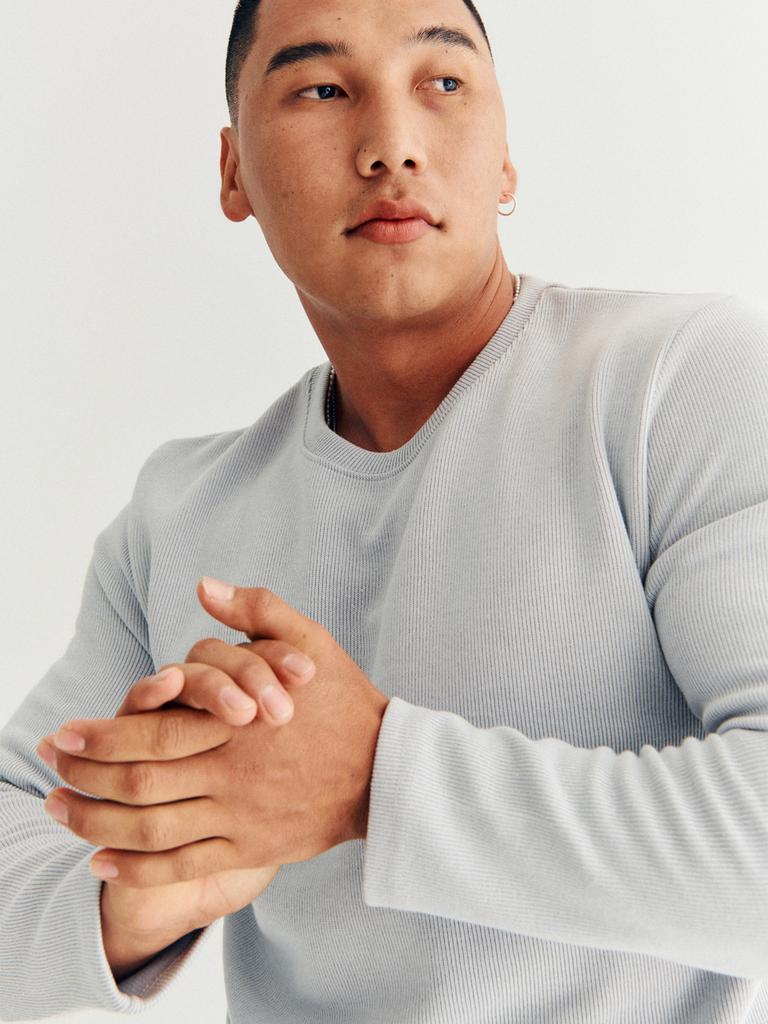 GOZER Saka Long Sleeves_Washed Gray