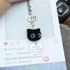 Cellphone Lanyard Black Cat Pendant Bag Decorative Hanging Ornament Y2K Phone Charms Keyring Key Chain Kawaii Mobile Phone Chain