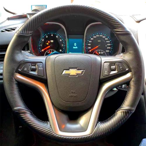 wdpf5 For Chevrolet CRUZE sail 3 MALIBU XL Cavalier Equinox DIY Custom leather carbon fiber car steering wheel cover auto parts