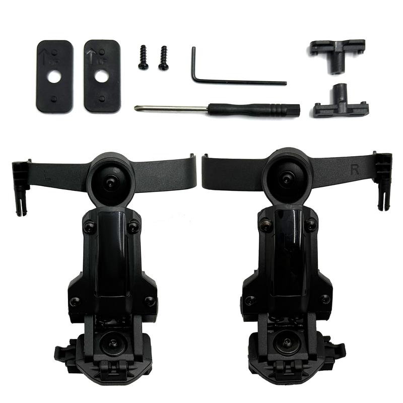 Tactical Helmet Rail Adapter for PELTOR ComTac Airsoft Shooting Accessories Headset Mount Fit Ops Core ARC Team Wendy MLOK Rail