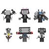 Toilet Man Vs Surveillance Man Building Blocks Figure Toy, Montessori Logic Training Desktop Ornament, Great Gift for Boys and Girls