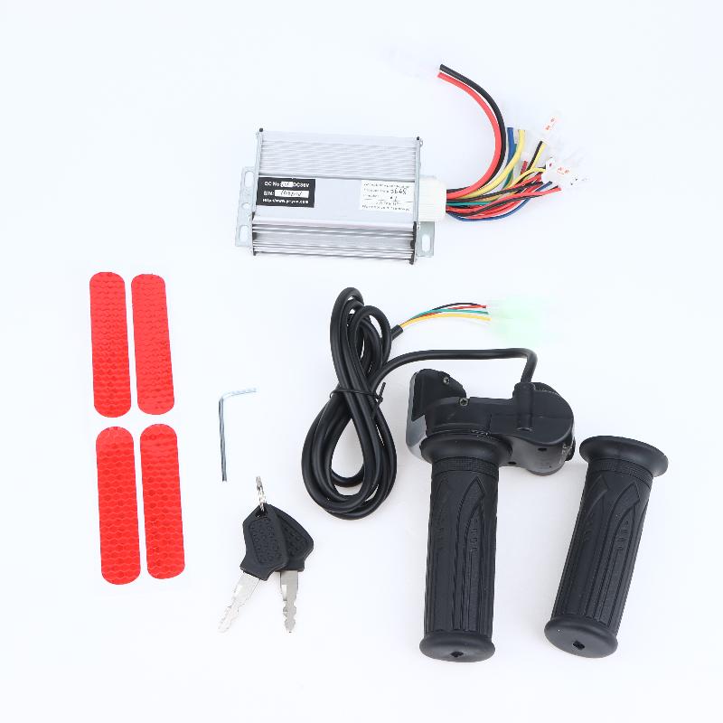 1 Set Diy Accessory 36V 1000W Brush E-Bike Controller And Multifunction Thumb Throttle Grip With Lock Electric Quantity Display