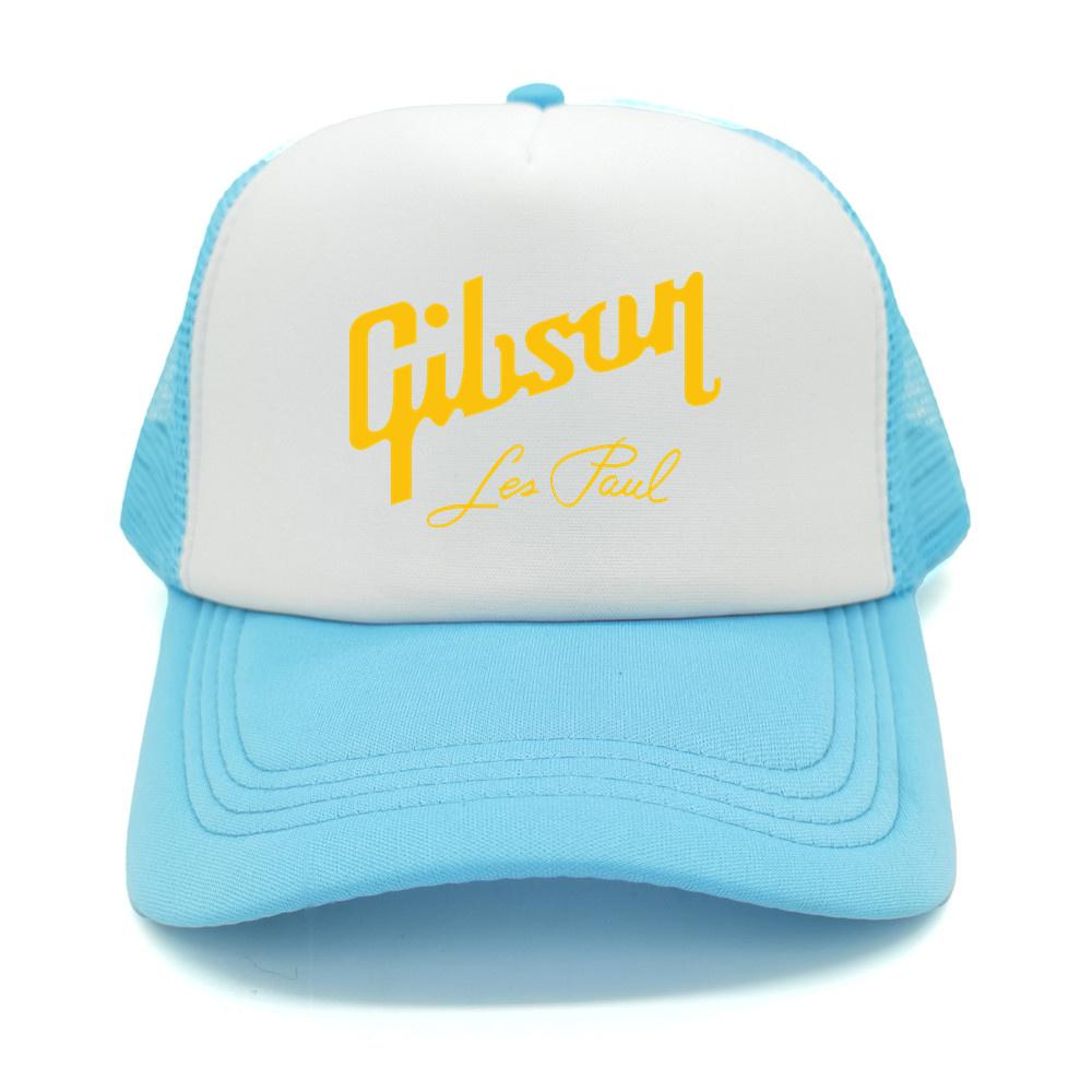 Gibson Les Paul Trucker Cap Unisex Cool Guitar Gibson Hat Baseball Cap Cool Summer Unisex Mesh Net Caps MZ