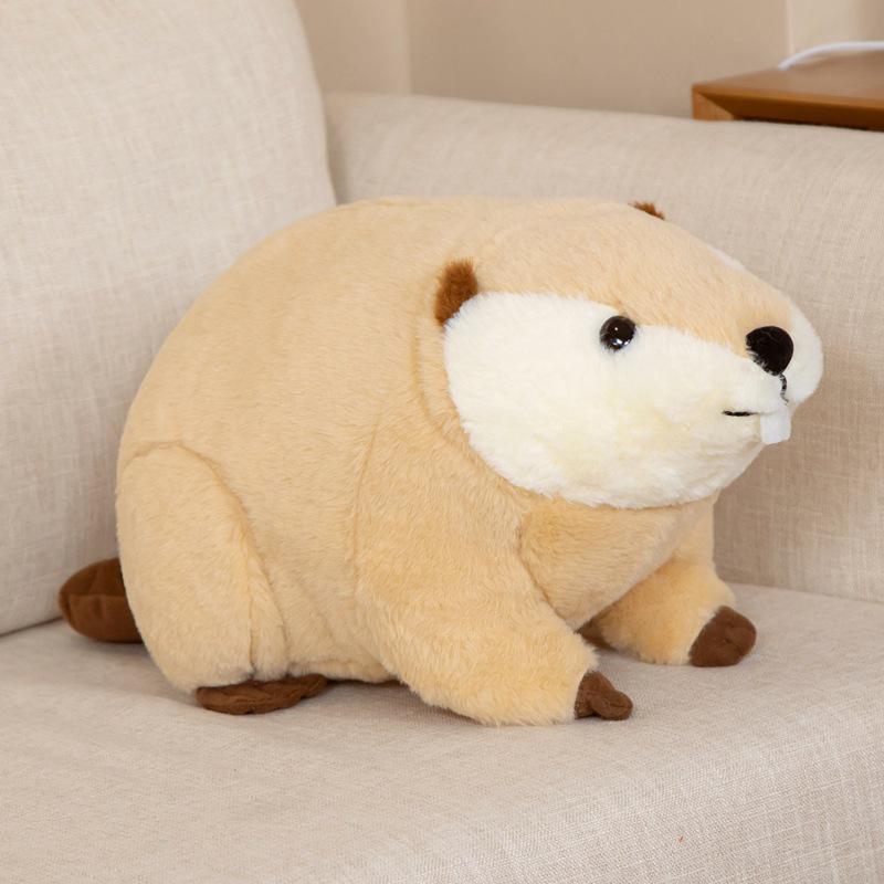 Adorable Pet Beaver Plush Pillow