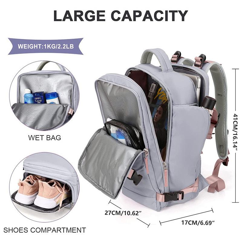 

Спот оптовая продажа новый трансграничный дорожный рюкзак большой вместимости многофункциональный дорожный рюкзак розы красного