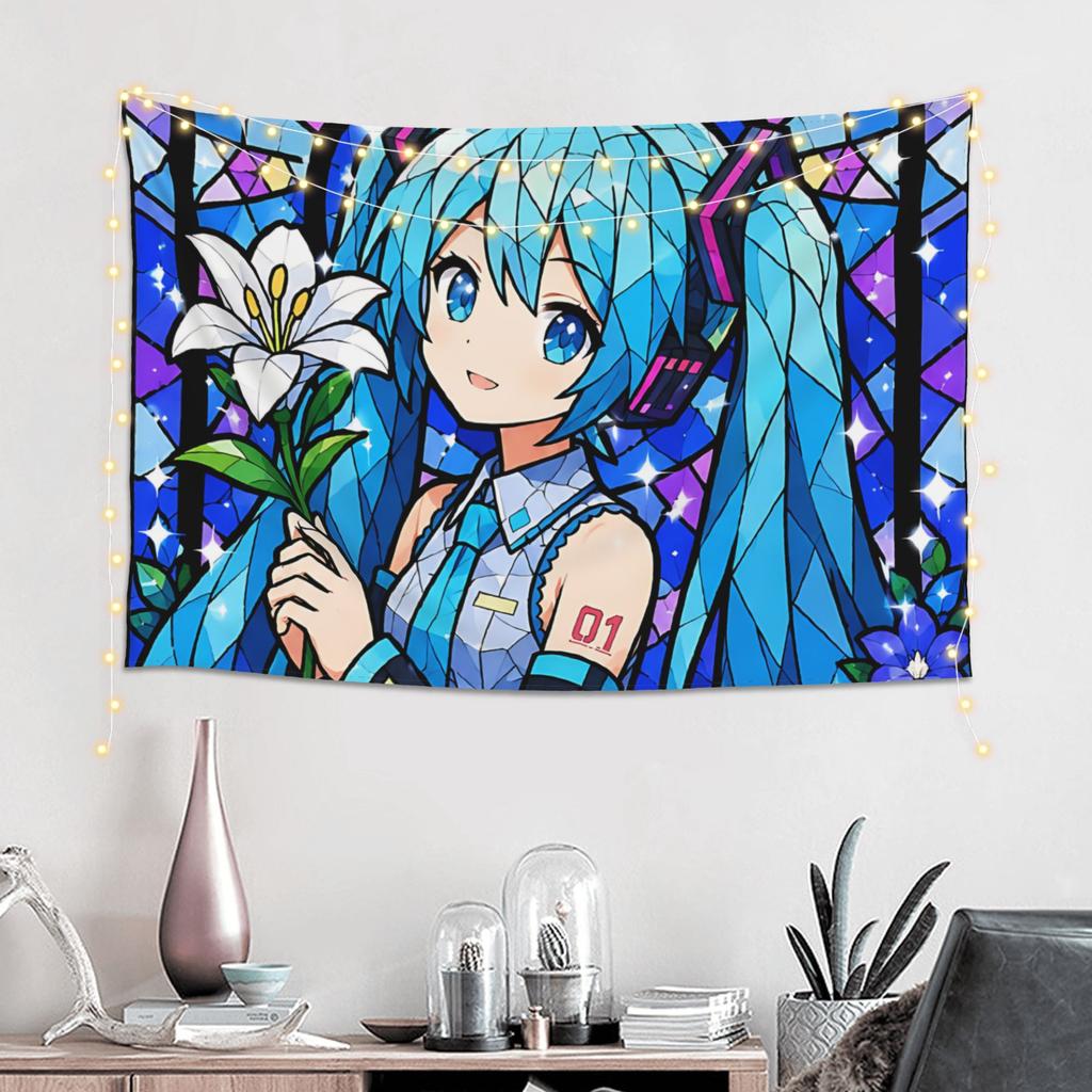 Hatsune Miku Cutecore Tapestry Room decoration Home Decoration Tapestry Decor Accessories Cute Room Decor