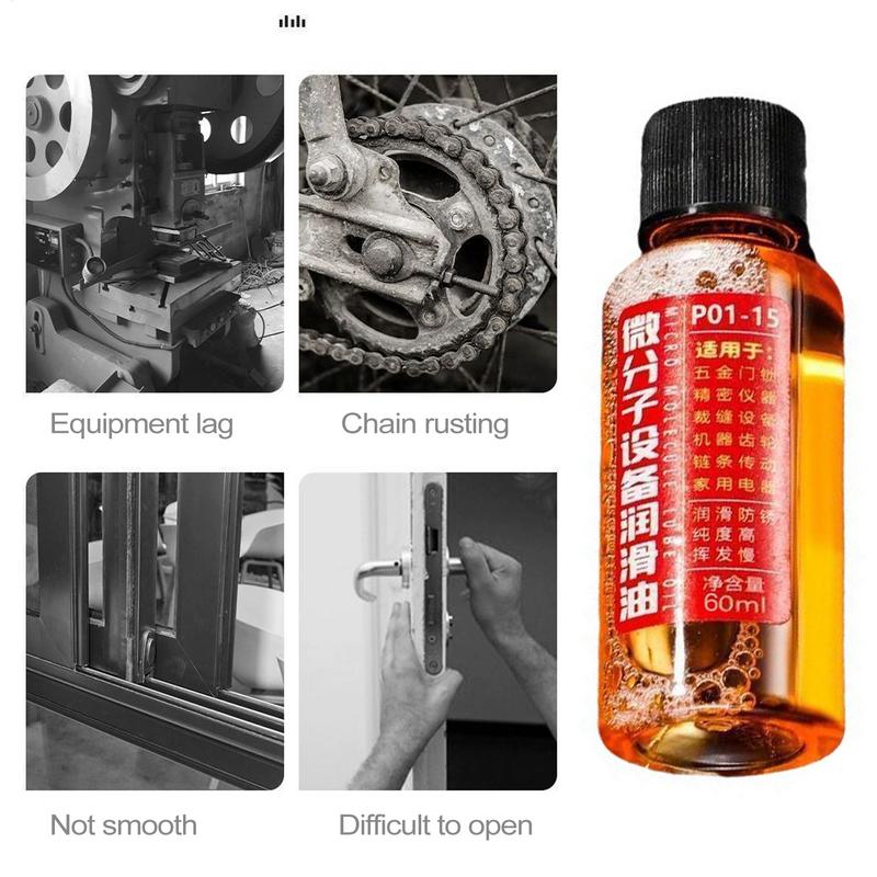 Chain Saw Oil 60ml High Performance Eco-Friendly Chain Lubricant Saw Oil Rust Prevention Wear-Resistant Household Supplies Chain