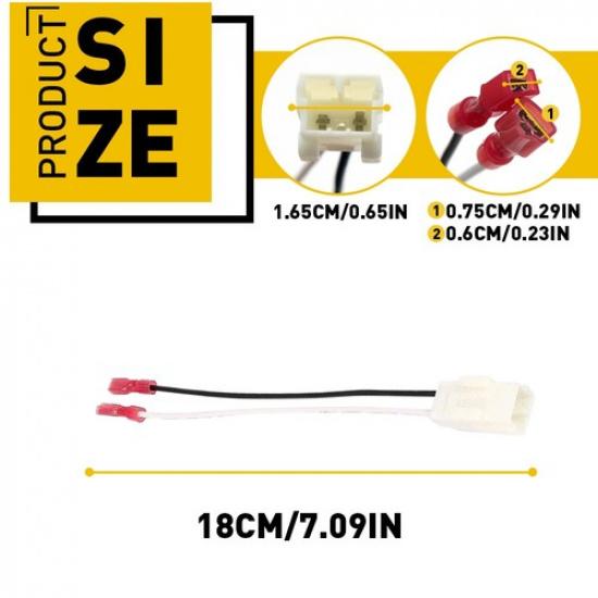 4X Car Speaker Door Wire Harness Plug Adaptor For Journey Dodge Jeep Replacement