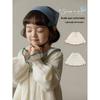 Girls' Doll Collar Floral Cotton Shirt