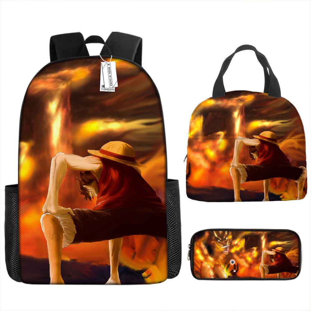 Elementary school students Naruto backpack 34th 5th 6th grade children's large-capacity backpack anti-splashing water