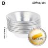 10Pcs Puto Cake Mold Aluminum Alloy Egg Tart Cup Cupcake Kitchen Baking Mold Mini Round Baking Oven Pan Pastry Dessert Mould