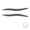 2Pcs Carbon Fiber Headlight Eye Lid Cover Eyebrows For Lexus IS250 IS300 2006-12