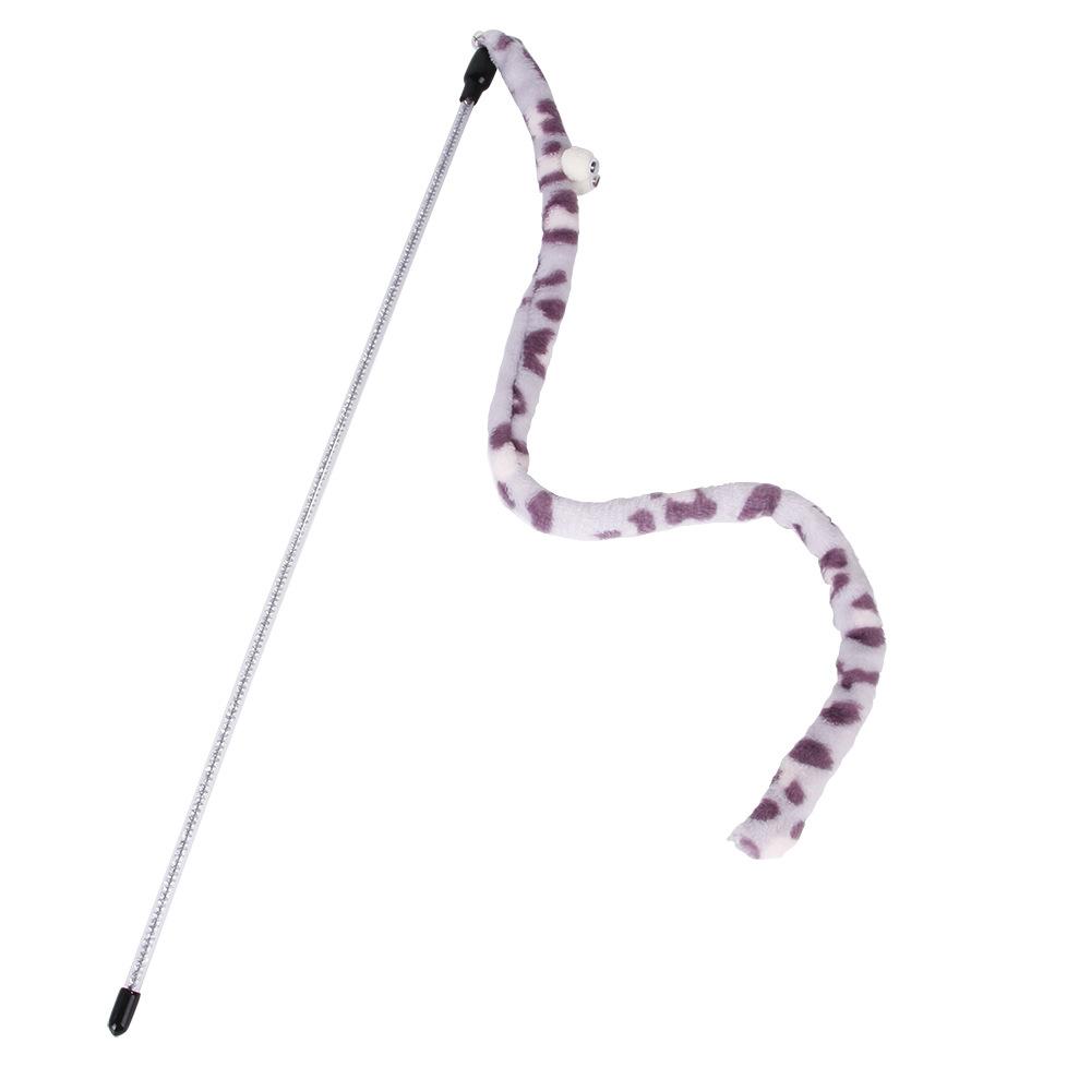 Cat Toys Simulation Snake Teaser Wand for Cat Funny Playing Toys for Pet Catcher Rod Interactive Toys Exercise Cat Accessories