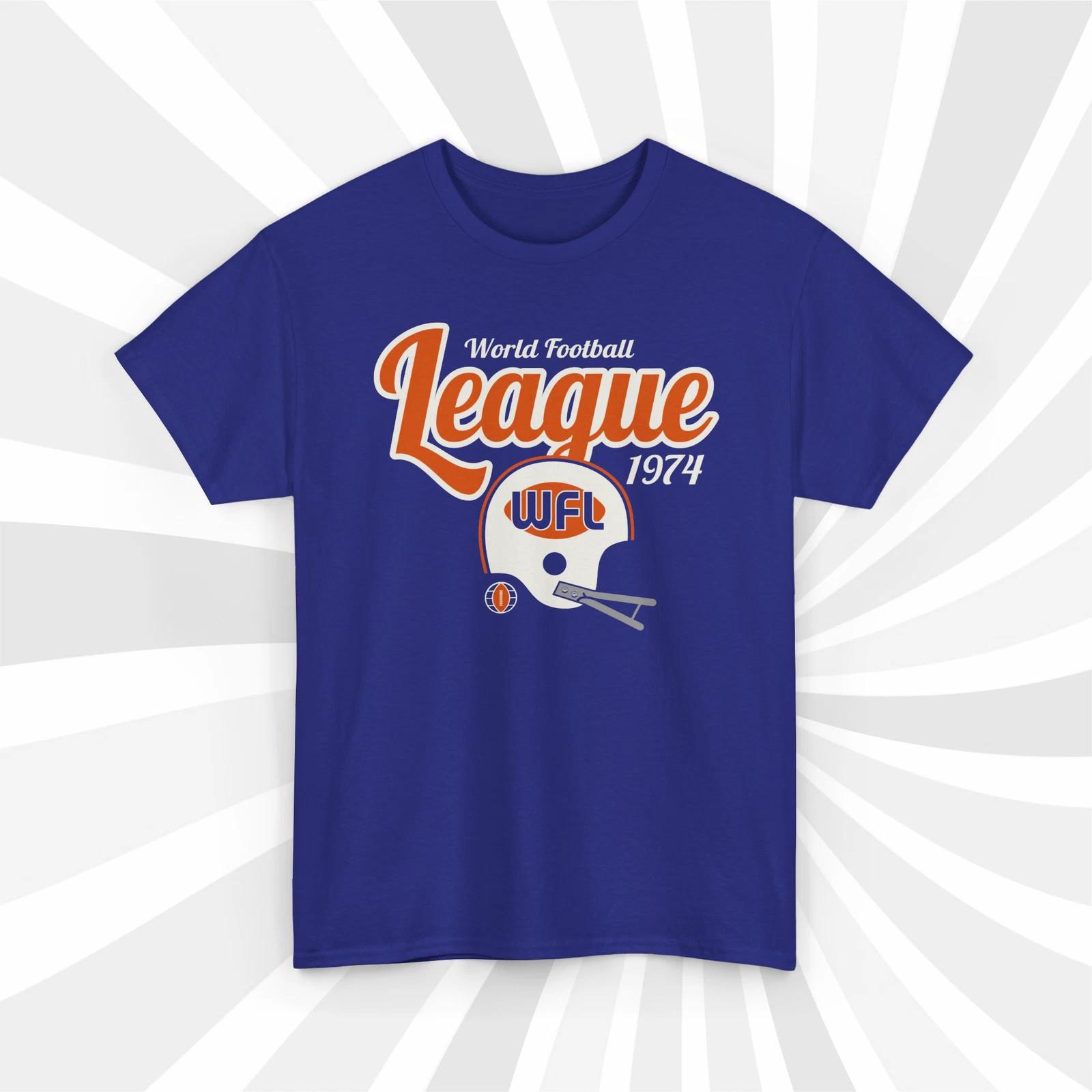 World Football League 1974 WFL Vintage Football Helmet T shirt S