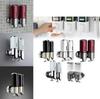 Abs Wall Mount Soap Dispenser With Manual Push For Restroom Hand Hygiene In Hotels