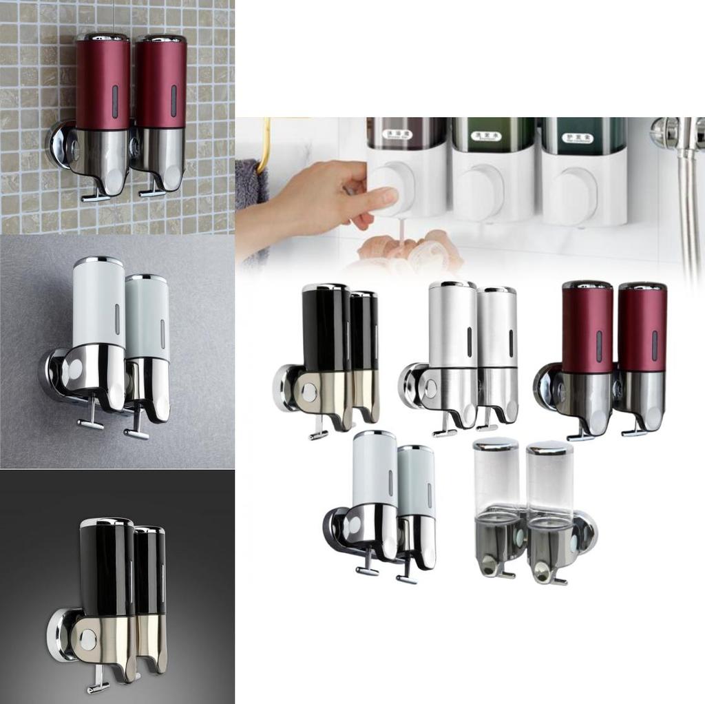 Abs Wall Mount Soap Dispenser With Manual Push For Restroom Hand Hygiene In Hotels