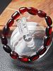 Bracciale in Granato Naturale Pietra Preziosa Donna Uomo 7mm 8mm 9mm 10mm Elastico Cristallo Perline Rotonde Bracciale AAAAA